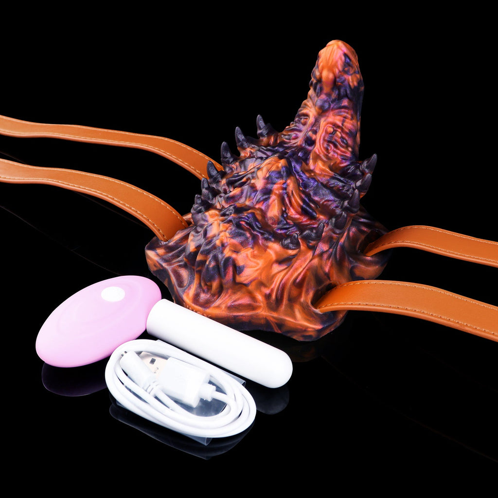 Fantasy Beast Grinder Sex Toy | Vibrating Wearable Grinder with 10 Modes — Broodhugger Queen Vyrana