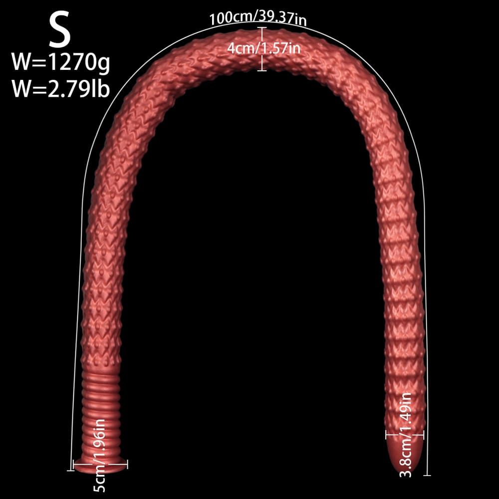 Klyx-Silicone-Dragon-Scale-Extra-Long-Anal-Toy