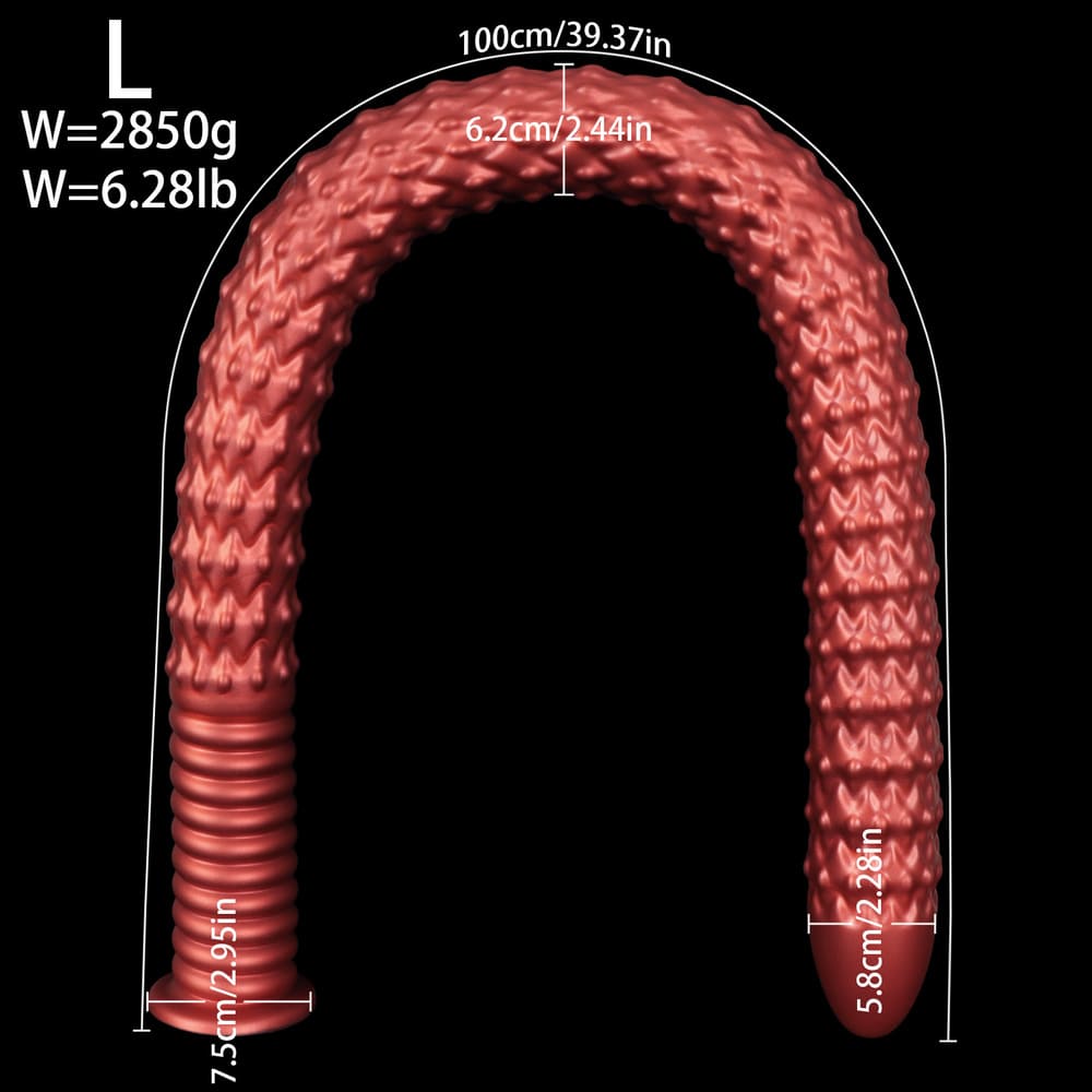 Klyx-Silicone-Dragon-Scale-Extra-Long-Anal-Toy