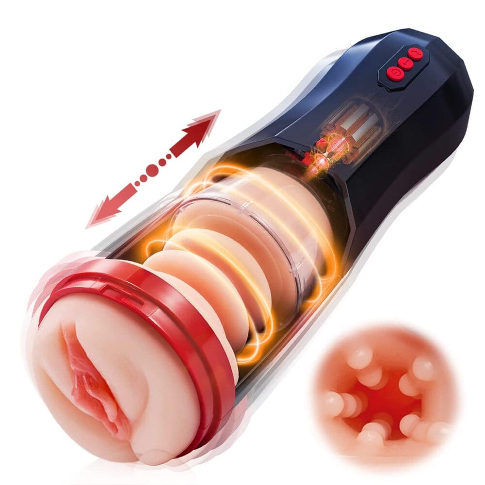 KongCup-Thrusting-Male-Masturbator-Realistic-P—ssy-Stroker