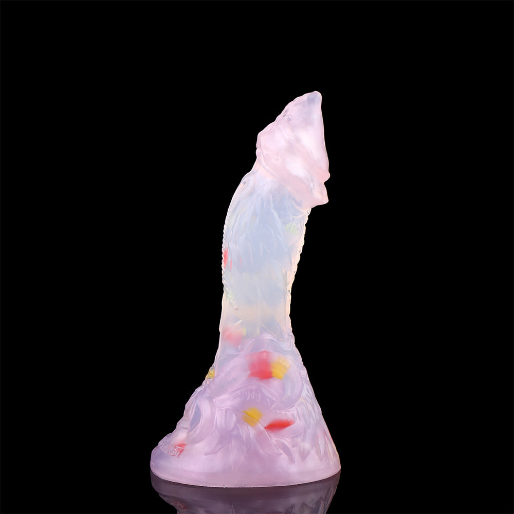 Clear Dildo Monsterdildo Butt Plug - Fantasy Dragon Penis Suction Cup Women Masturbator