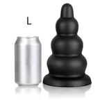 Tower - Ribbed Butt Plug - Thick Butt Plug - Anal Sex Toy