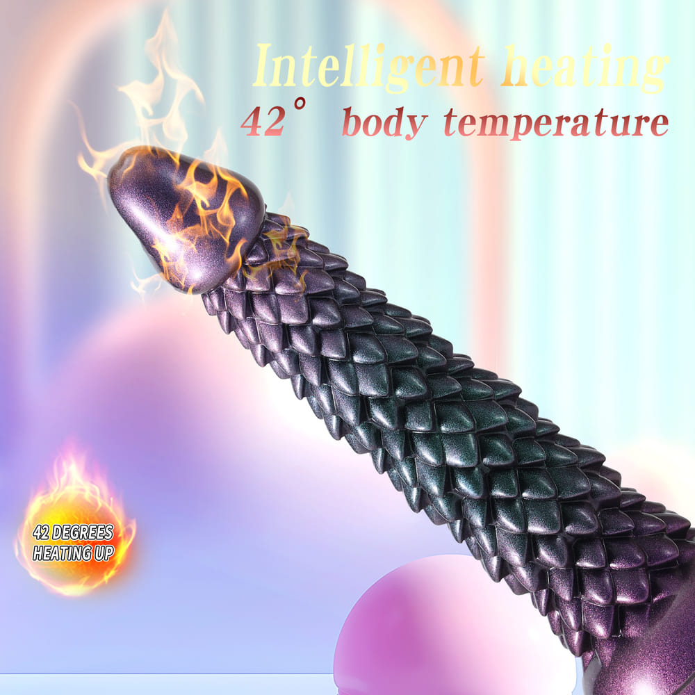 Lorn-Silicone-Thrusting-Alien-Dildo-with-Dragon-Scale-Texture