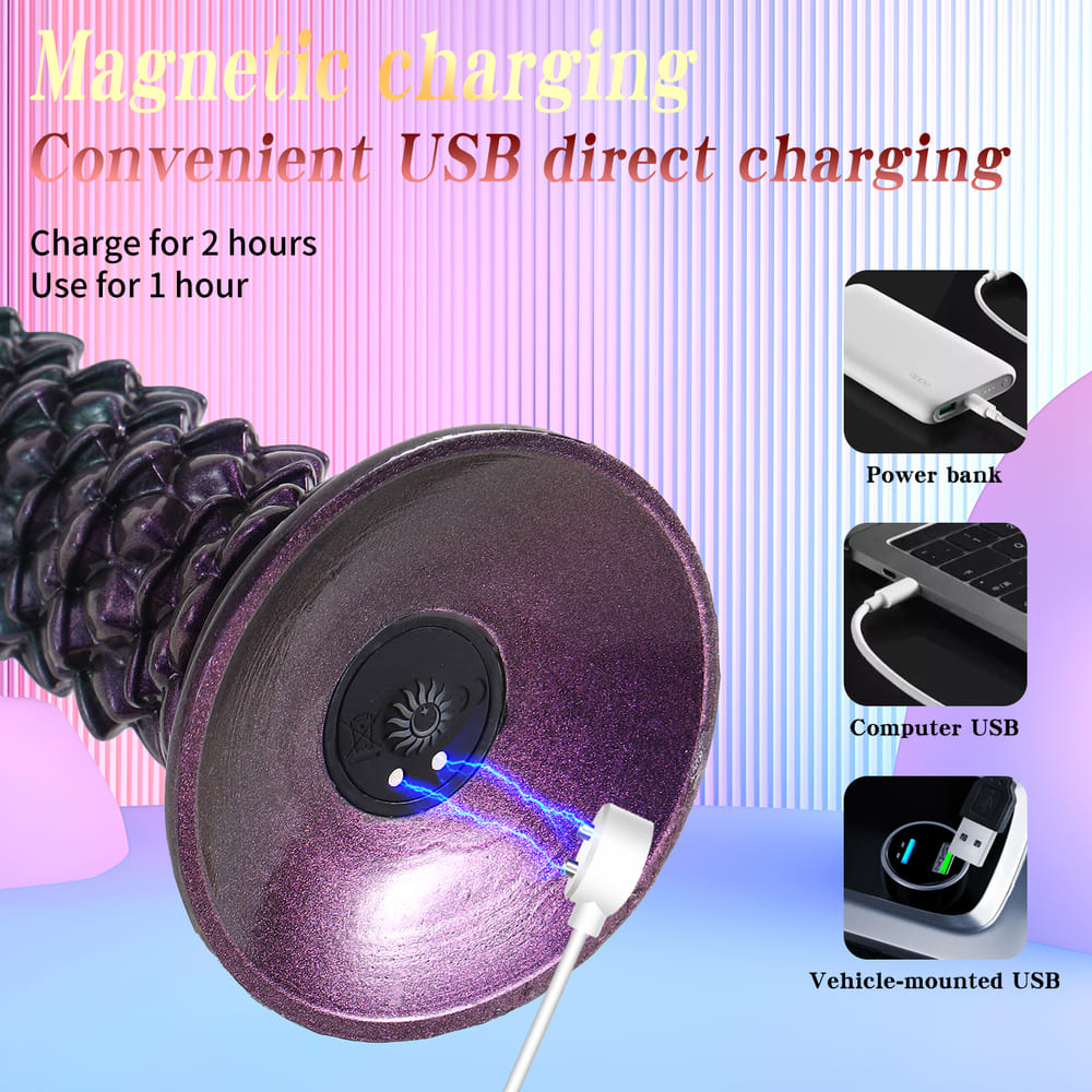 Lorn-Silicone-Thrusting-Alien-Dildo-with-Dragon-Scale-Texture