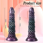 Lorn-Silicone-Thrusting-Alien-Dildo-with-Dragon-Scale-Texture