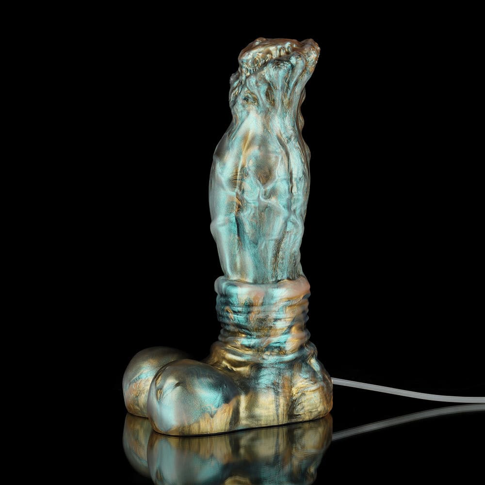 Luan-Gradient-Green-Centaur-Dildo-Silicone-Ejaculating-Fantasy-Dildo