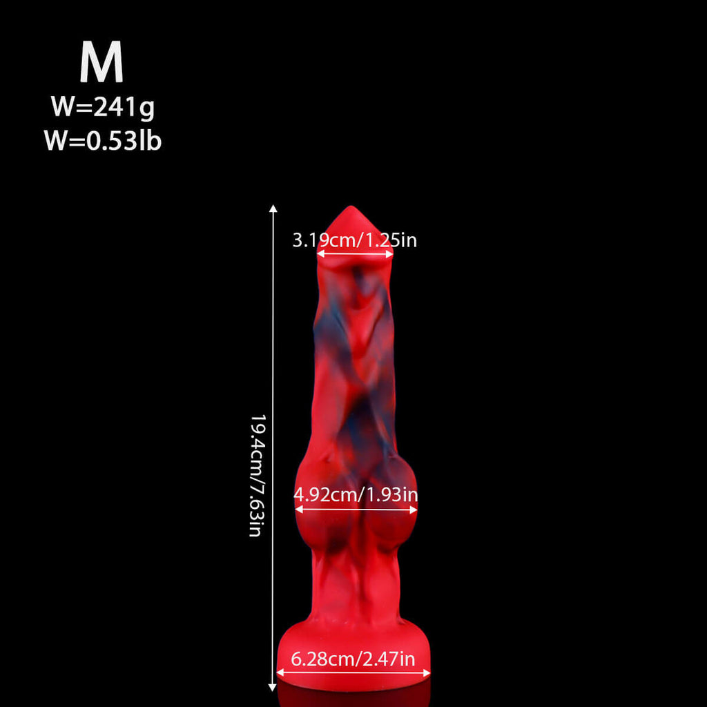 Lukan - Wolf Dildo - Knot Dildo - 5 Sizes