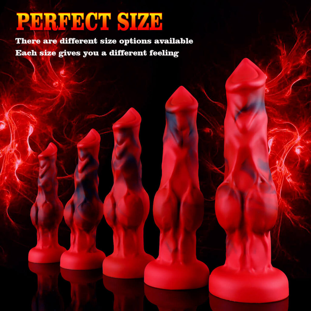 Lukan - Wolf Dildo - Knot Dildo - 5 Sizes