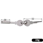 Metal Male Chastity Cage with Prince Albert Lock – Small Size