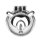 Metal Male Chastity Cage with Prince Albert Lock – Small Size
