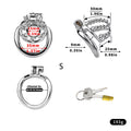 Male Chastity Metal Cock Cage– Slim Chain Version