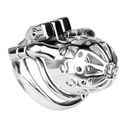 Metal Chastity Cage with Dual-Mode PA Ring – Removable Design for Two Unique Sensations