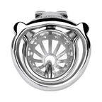 Metal Chastity Cage with Dual-Mode PA Ring – Removable Design for Two Unique Sensations