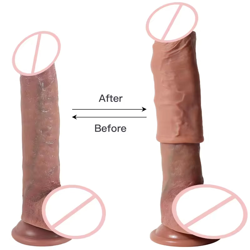 Monster Knotted Cock Sleeve Set - 3-in-1 Strap On Open-End Penis Sheath Male Sex Toy Kit