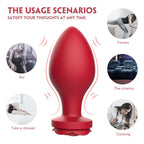 Rose Butt Plug Set – Premium Liquid Silicone Vibrating Anal Plug (3 Sizes)
