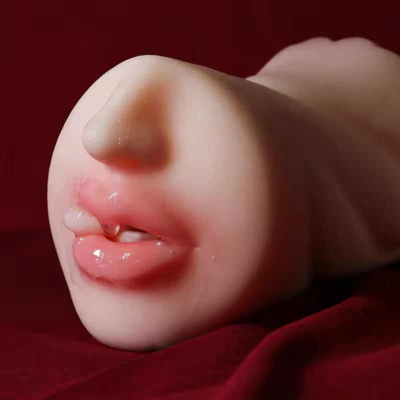 Realistic Oral Sex Pocket Pussy Male Masturbator - Lifelike Vagina Penis Masturbation Cup
