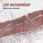 Realistic Dildos Butt Plug - 10 inch Life Size Male Penis Silicone Anal Dildo Female Sex Toy