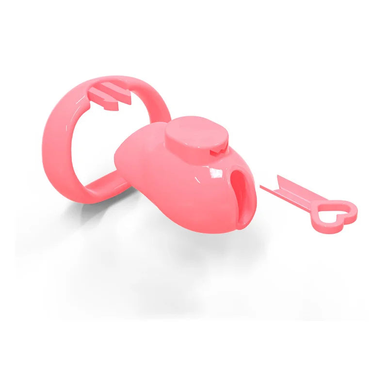 Ultra-Light Comfort, Secure Heart-Shaped Lock, Perfect for Sissy Training & Roleplay
