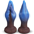 Mystique-8-2-Inch-Blue-Fist-Dildo-Silicone-Anal-Toy
