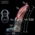 Fantasy Cocksleeve Male Sex Toys - Close-End Silicone Penis Sleeve Cockring Extender