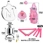 Monster Dildo Chastity Cage