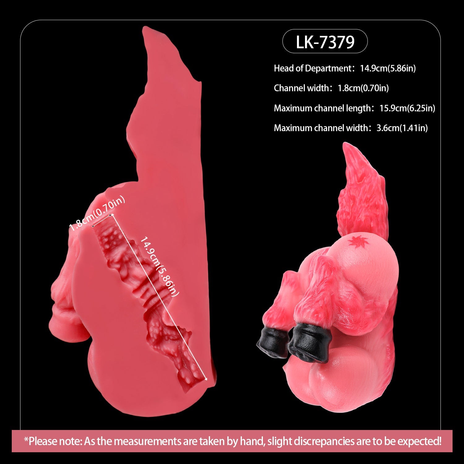 Dual-Channel Horse Pussy Mini Sex Doll — Furry Fantasy Pocket Stroker for Men