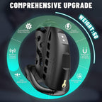 Nautilus - Remote Control Electric Shock Male Cock Cage Chastity Device