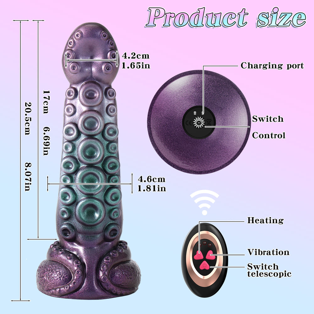 Nyss-Silicone-Telescopic-Octopus-Dildo-with-Remote-Control