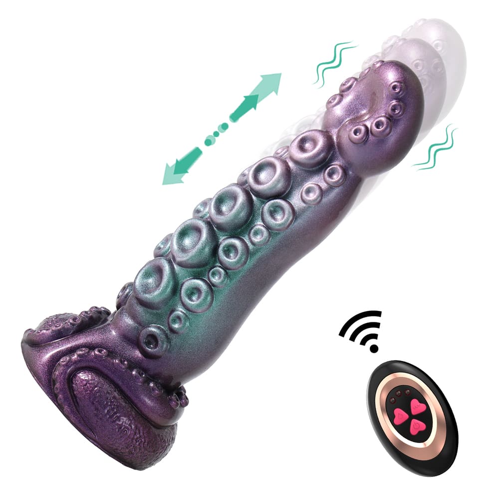 Nyss-Silicone-Telescopic-Octopus-Dildo-with-Remote-Control