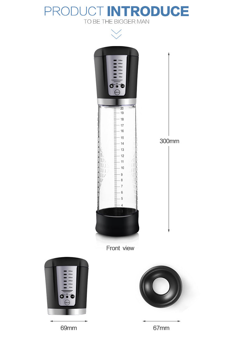 Penis Pump Male Sex Toy - Vacuum Sucking Penis Enlarger Trainer Masturbation Cup