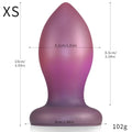 Purple Extreme Dildo Large Butt Plug - Fisting Anal Expansion Sex Toys for Women Lesbian