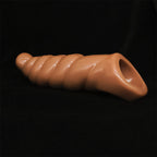 Sprial Huge Penis Sleeve Male Extender - Enhance Pegging Sexuality for Men Gay Couple