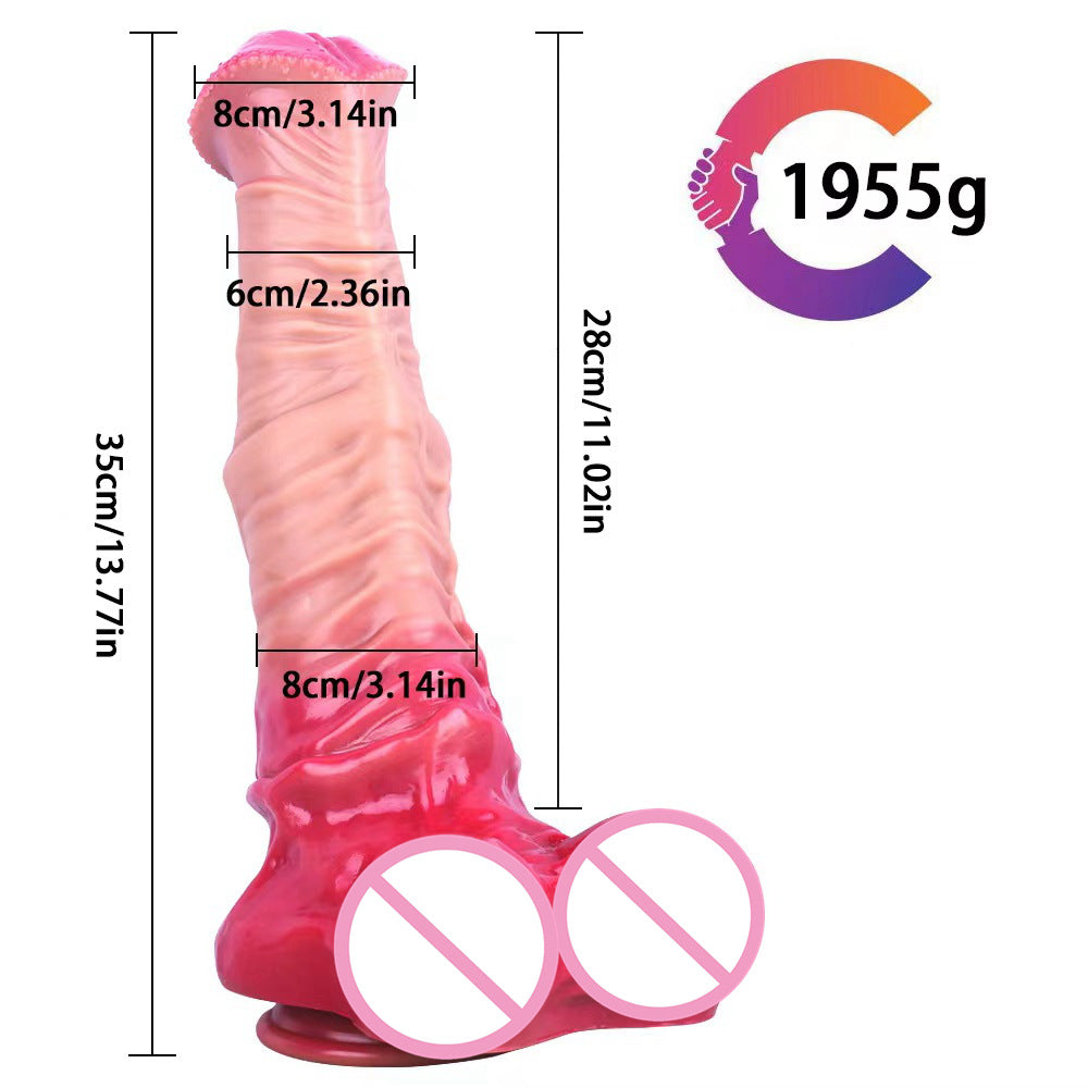 Exotic Horse Dildo Butt Plug - Huge Monster Dildos Silicone Vagina Anal Sex Toys