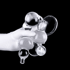 Crystal Sphere Anal Bead Wand - TPE Injection Series