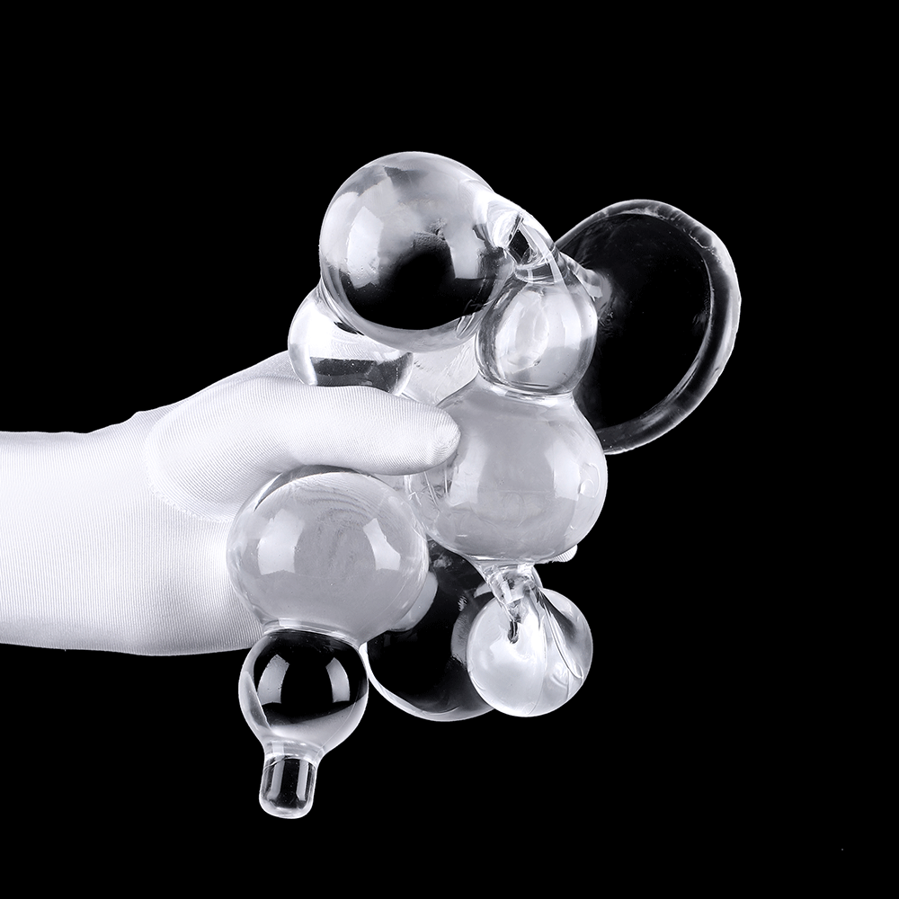Crystal Sphere Anal Bead Wand - TPE Injection Series