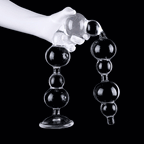 Crystal Sphere Anal Bead Wand - TPE Injection Series