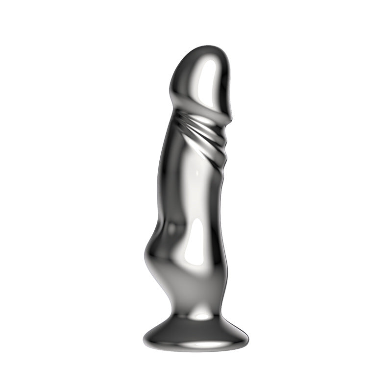 Remote Control Metal Butt Plug - Realistic Dildo Anal Sex Toys for Men Women Wearable