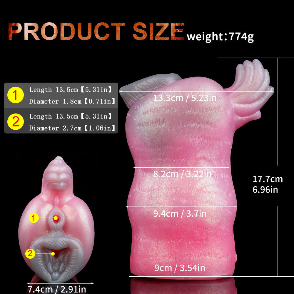 Wolf Girl Animal Pussy Pocket Masturbator - Fantasy Penis Massage Blowjob Milk