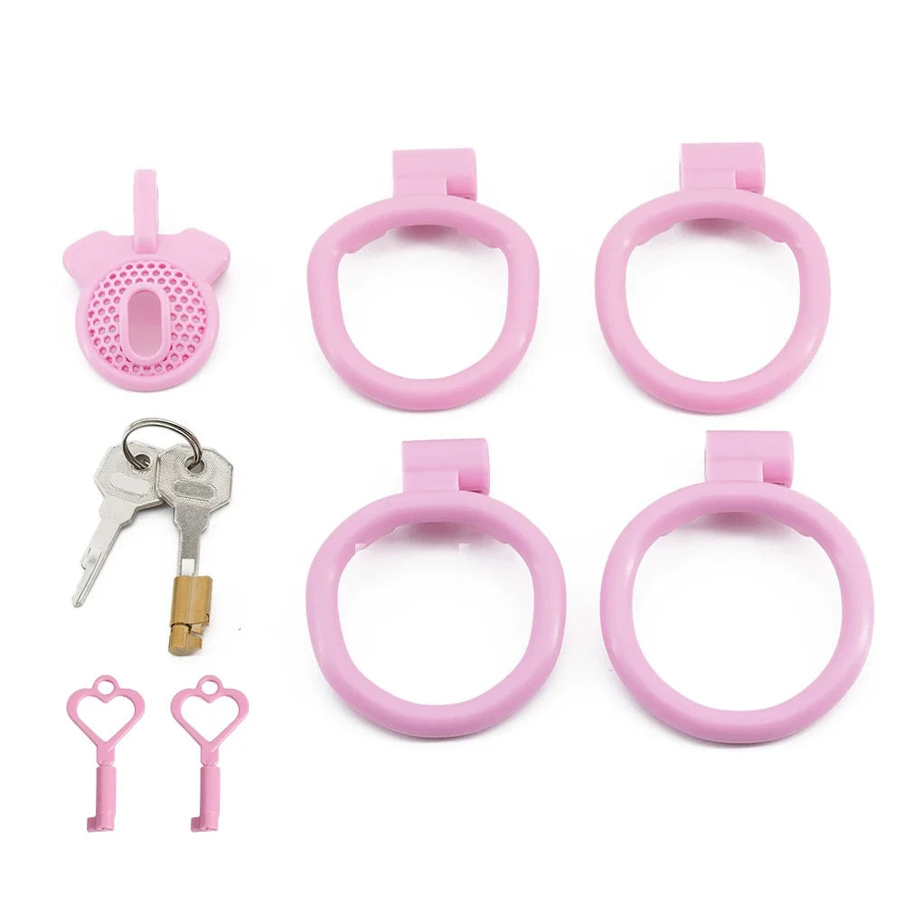 Mesh inverted Chastity Lock