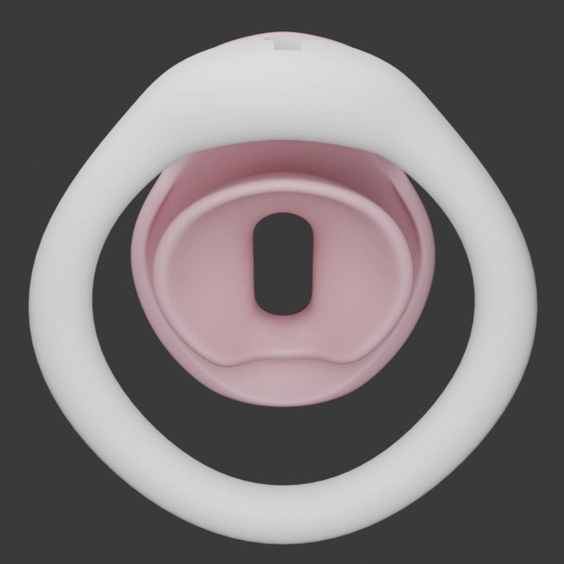 Cute Pink Paw Bone Chastity Cage for Men | Kawaii Pet Play Lock Device