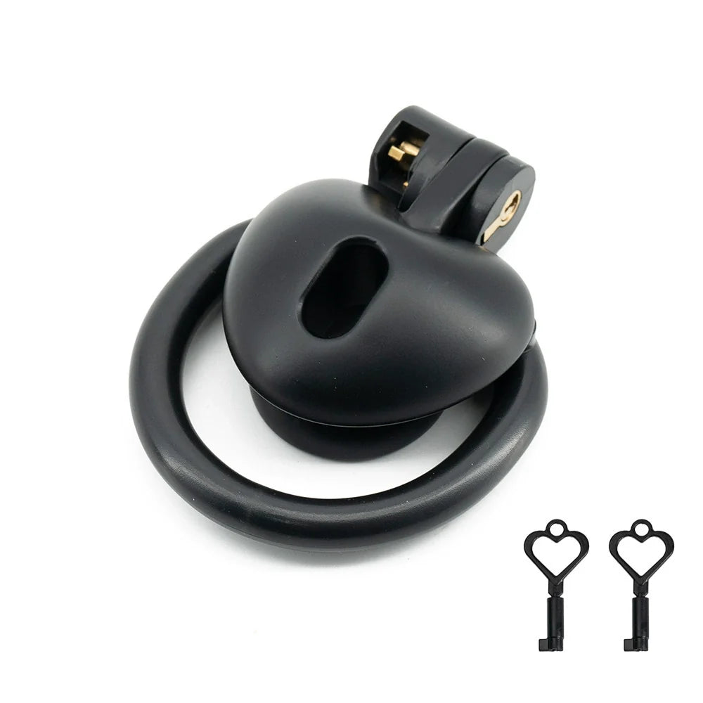 Love type negative electrode chastity lock