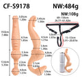 Double-Ended Monster Dildo Vibrator – Strap-On G-Spot Toy for Lesbian & Couples Play