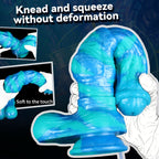 Tide Surge Squirting Horse Dildo with Knot - Fantasy Ejaculating Dildo | Platinum Silicone