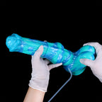 Tide Surge Squirting Horse Dildo with Knot - Fantasy Ejaculating Dildo | Platinum Silicone
