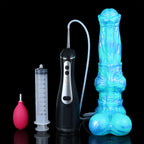 Tide Surge Squirting Horse Dildo with Knot - Fantasy Ejaculating Dildo | Platinum Silicone