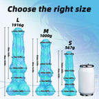 Tide Surge Squirting Horse Dildo with Knot - Fantasy Ejaculating Dildo | Platinum Silicone