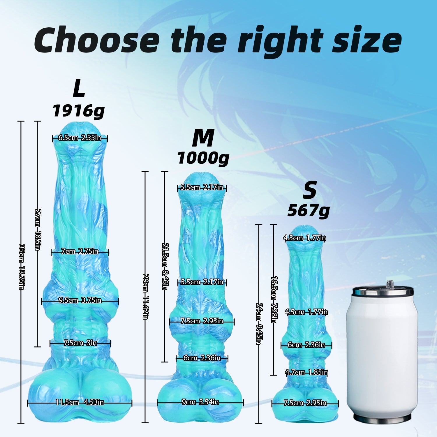 Tide Surge Squirting Horse Dildo with Knot - Fantasy Ejaculating Dildo | Platinum Silicone
