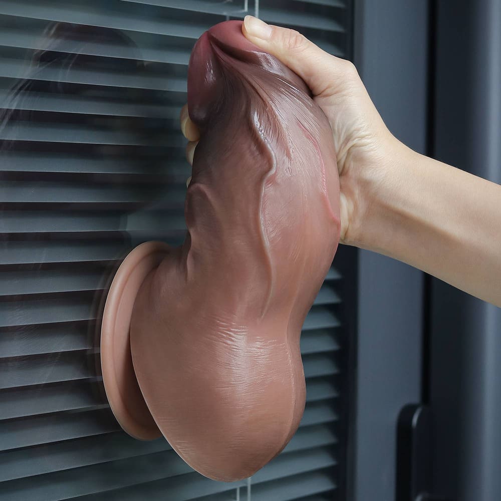 Obsidian-7-Inch-Realistic-Silicone-Dildo-Stubby-Dildo