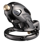 Dragon Guard - Deluxe Locking Chastity Cage with Urethral Sounding - Aluminum Alloy