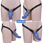 Monster Dildo Chastity Cage